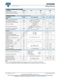 SIHA6N80E-GE3 Datasheet Page 2