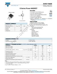 SIHB11N80E-GE3 Datasheet Cover