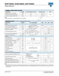 SIHB12N50C-E3 Datasheet Page 2