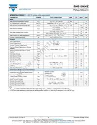 SIHB15N50E-GE3 Datasheet Page 2