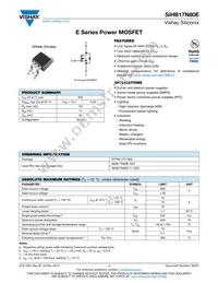 SIHB17N80E-GE3 Datasheet Cover