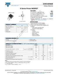 SIHB180N60E-GE3 Datasheet Cover