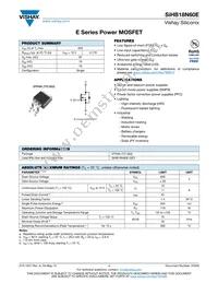 SIHB18N60E-GE3 Datasheet Cover