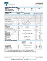 SIHB23N60E-GE3 Datasheet Page 2