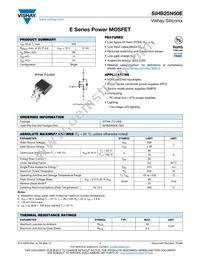 SIHB25N50E-GE3 Cover