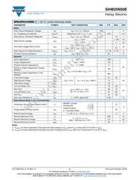 SIHB25N50E-GE3 Datasheet Page 2