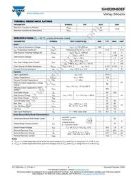 SIHB28N60EF-GE3 Datasheet Page 2