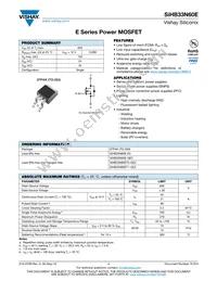 SIHB33N60ET5-GE3 Datasheet Cover