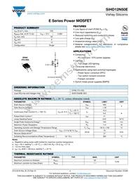 SIHD12N50E-GE3 Datasheet Cover