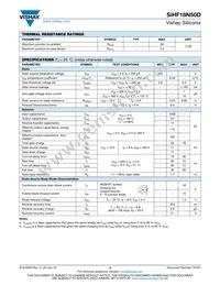 SIHF18N50D-E3 Datasheet Page 2