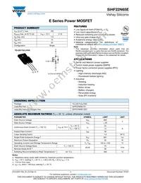 SIHF22N65E-GE3 Datasheet Cover