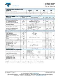 SIHF28N60EF-GE3 Datasheet Page 2