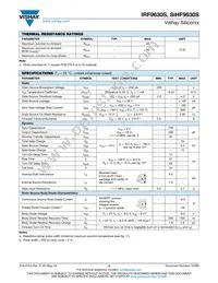 SIHF9630STRL-GE3 Datasheet Page 2