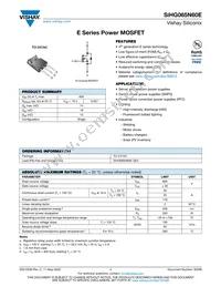 SIHG065N60E-GE3 Datasheet Cover