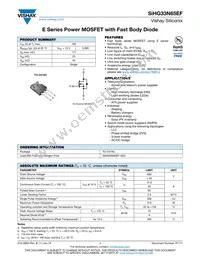 SIHG33N65EF-GE3 Datasheet Cover