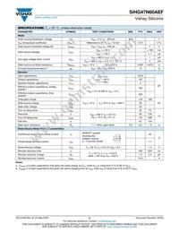 SIHG47N60AEF-GE3 Datasheet Page 2