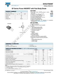 SIHG47N60EF-GE3 Datasheet Cover