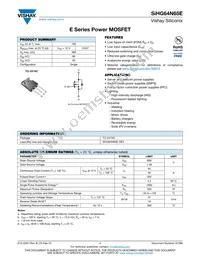 SIHG64N65E-GE3 Datasheet Cover