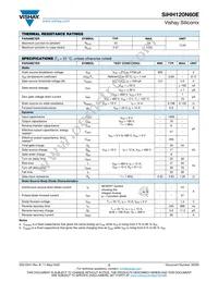 SIHH120N60E-T1-GE3 Datasheet Page 2