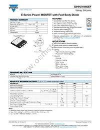 SIHH21N60EF-T1-GE3 Datasheet Cover