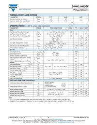SIHH21N60EF-T1-GE3 Datasheet Page 2