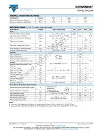 SIHH26N60EF-T1-GE3 Datasheet Page 2