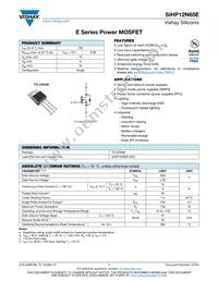 SIHP12N65E-GE3 Datasheet Cover