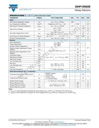 SIHP15N50E-GE3 Datasheet Page 2