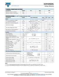 SIHP22N60EL-GE3 Datasheet Page 2