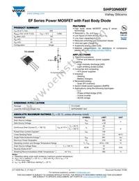 SIHP33N60EF-GE3 Datasheet Cover