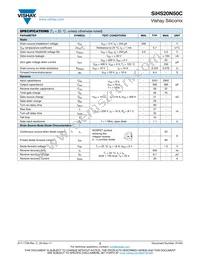 SIHS20N50C-E3 Datasheet Page 2