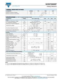 SIHW70N60EF-GE3 Datasheet Page 2