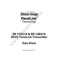 SII1362ACLU Datasheet Cover