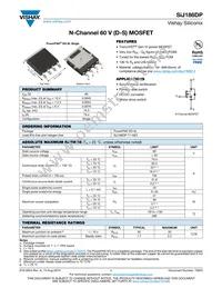 SIJ186DP-T1-GE3 Datasheet Cover