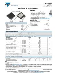 SIJ188DP-T1-GE3 Datasheet Cover