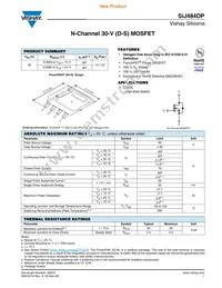 SIJ484DP-T1-GE3 Datasheet Cover