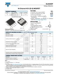 SIJA54DP-T1-GE3 Datasheet Cover