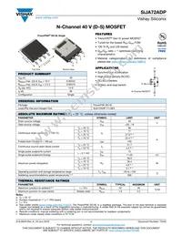 SIJA72ADP-T1-GE3 Datasheet Cover