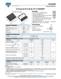 SIJH440E-T1-GE3 Datasheet Cover