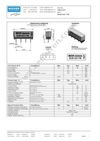 SIL05-1A31-71M Datasheet Cover