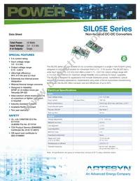SIL05E-05W3V3-VJ Datasheet Cover