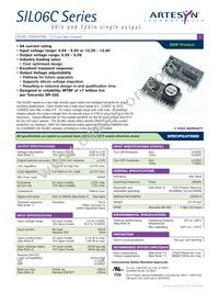 SIL06C-12SADJ-V Datasheet Cover