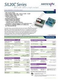 SIL20C-12SADJ-V Datasheet Cover