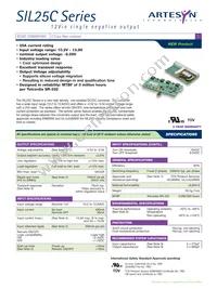 SIL25C-12SNEG-V Datasheet Cover