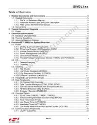 SIM3L167-C-GLR Datasheet Page 3