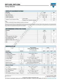 SIP11204DLP-T1-E3 Datasheet Page 2