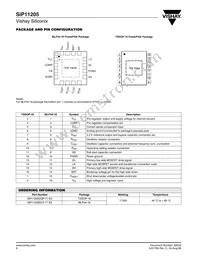 SIP11205DQP-T1-E3 Datasheet Page 6