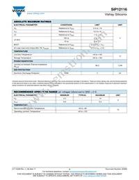 SIP12116DMP-T1-GE4 Datasheet Page 3