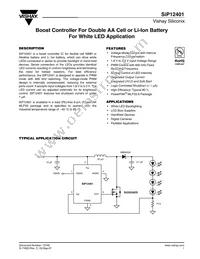 SIP12401DMP-T1-E3 Datasheet Cover