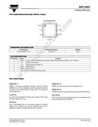 SIP12401DMP-T1-E3 Datasheet Page 3
